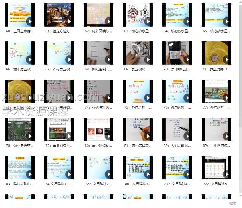 梅花五瓣开金锁玉关职业风水师篇视频课程42集视频课程插图2
