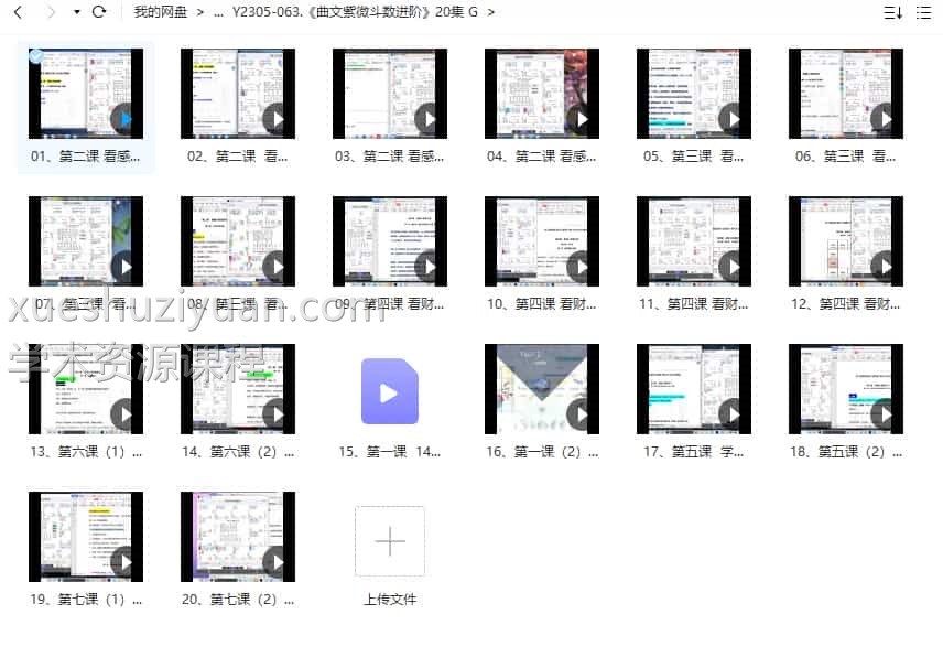 曲文紫微斗数进阶 20集视频课程 百度网盘分享下载插图1 曲文紫微斗数进阶 20集视频课程 百度网盘分享下载插图1