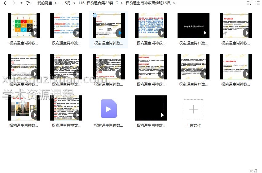 权俞通生肖神数研修班16课视频插图1 权俞通生肖神数研修班16课视频插图1