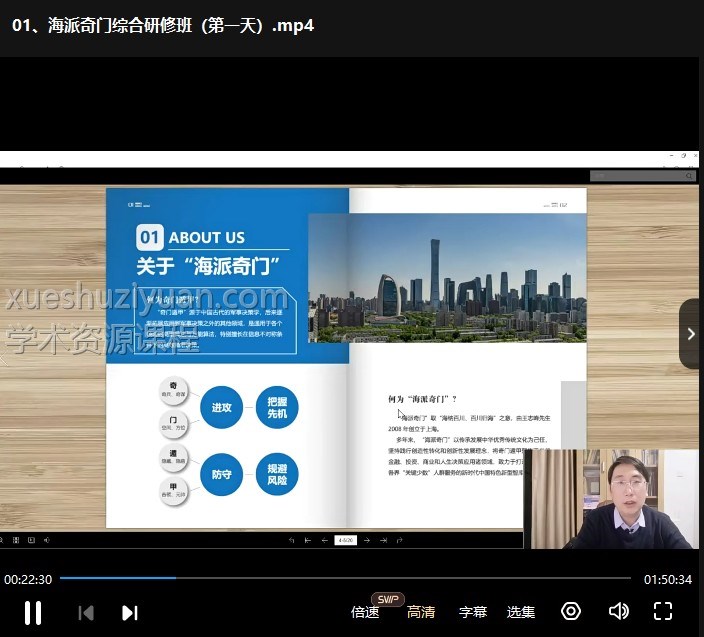 王志峰《海派奇门综合研修班》5天课程3980 5集视频教材插图1
