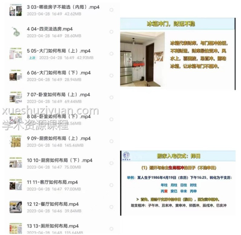 水沐《家居风水选址与布局》精品课程15集视频课程插图2