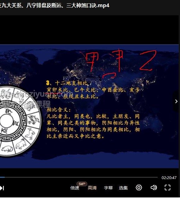 程传明 铁口断八字高级班5集 玄真徒弟程传明带你充分领会命理精髓插图1 程传明 铁口断八字高级班5集 玄真徒弟程传明带你充分领会命理精髓插图1