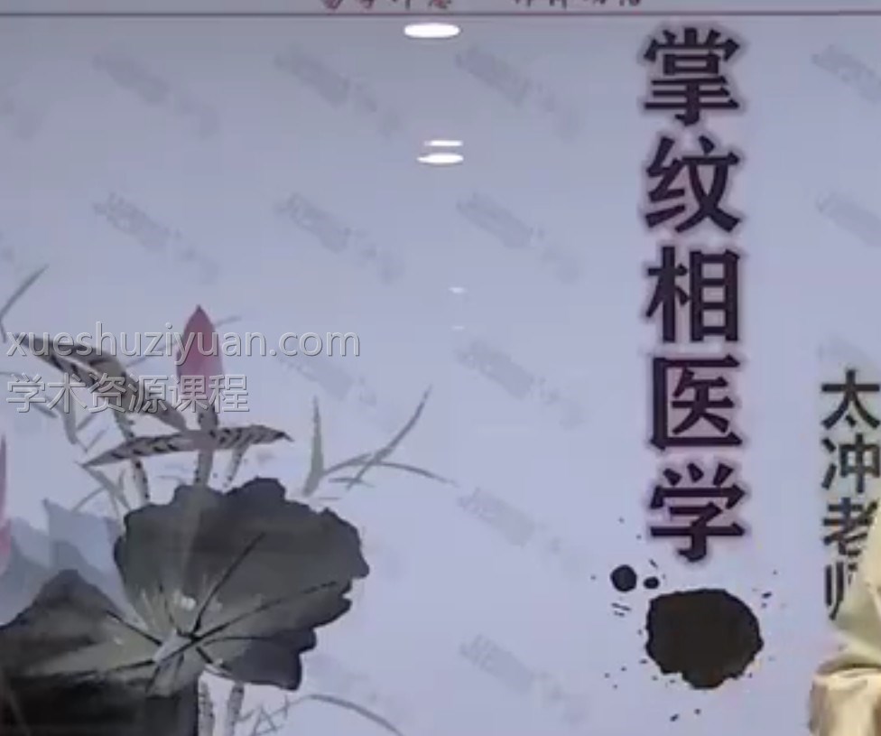 掌纹相学易学系统课 全33讲视频课 太冲老主师‬讲插图