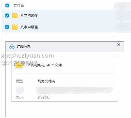 八字班 初级16视频+中级32视频插图