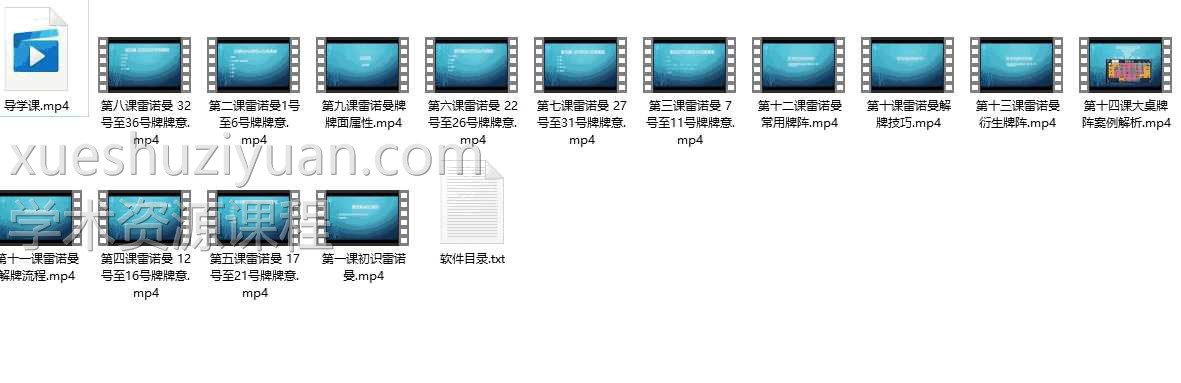 刘老师雷诺曼教学视频15集插图