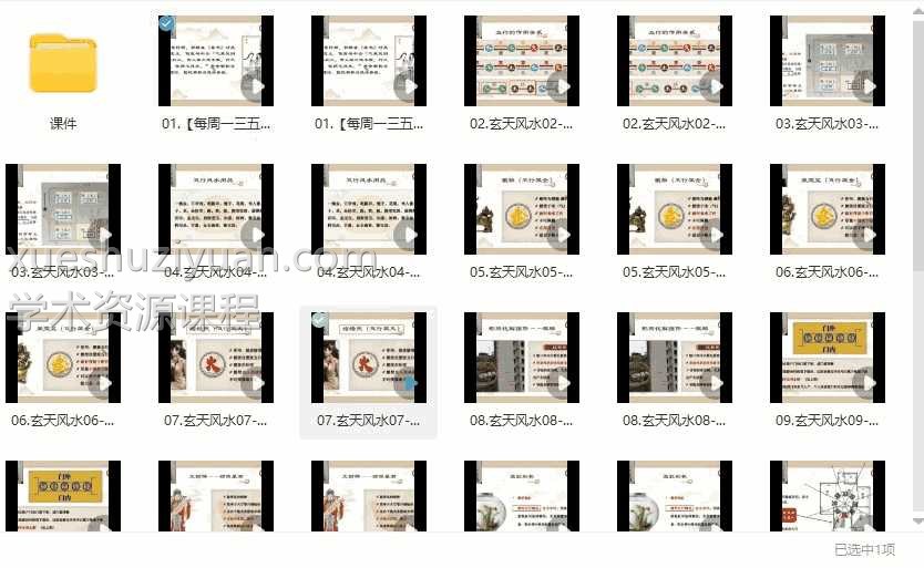 三明老师玄天风水传承班视频+讲义插图