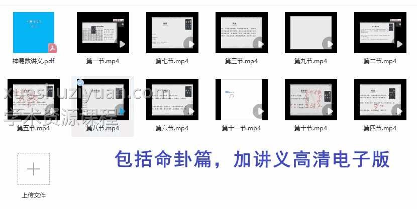 云起时神易数新课视频十一集包括命卦篇，加讲义高清电子版插图