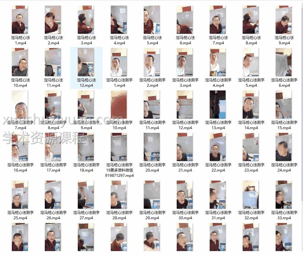 定马桩测字62集 定马桩相法系列课程插图