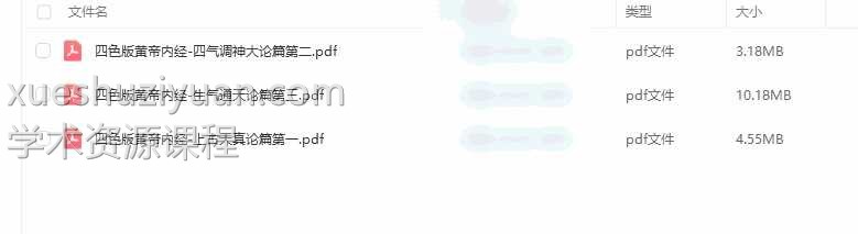 徐文兵 四色版黄帝内经-上古天真论篇第一+四气调神大论篇第二生气通天论篇插图