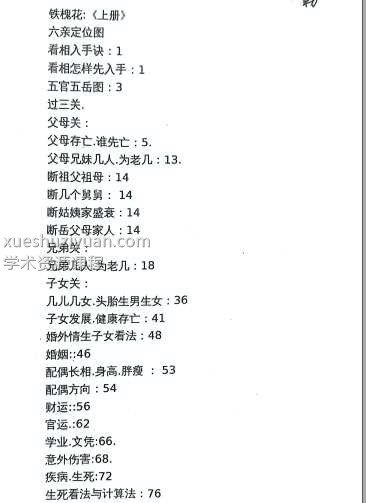 铁槐花 安徽相法之根祖 上册+下册插图2