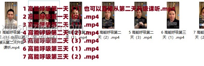心愿老师高能呼吸（雷云定呼吸，云定呼吸，元呼吸）三天的视频课程（共7集）插图1