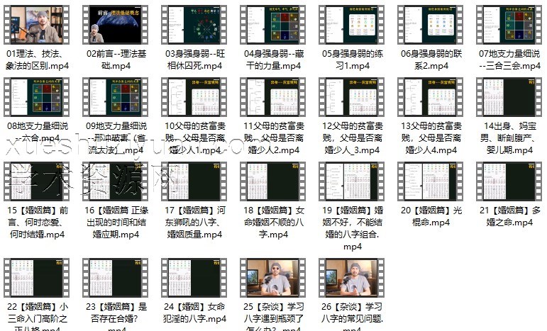 金镖门柏乔《盲派八字入门技法篇》26集【原版】插图