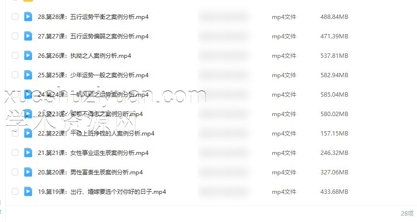 三诚老师带你洞察八字中信息和流年运势 28集插图 三诚老师带你洞察八字中信息和流年运势 28集插图