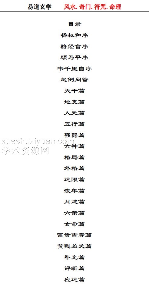 千里命稿插图 千里命稿插图