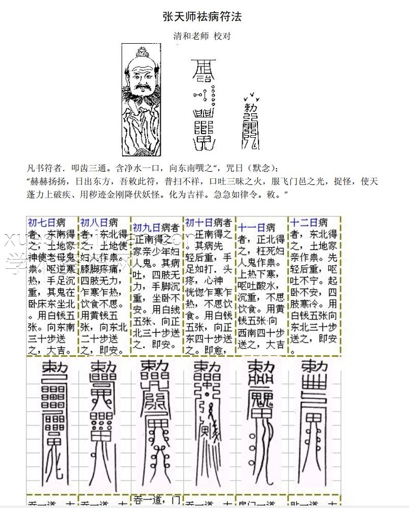 张天师祛病符法插图