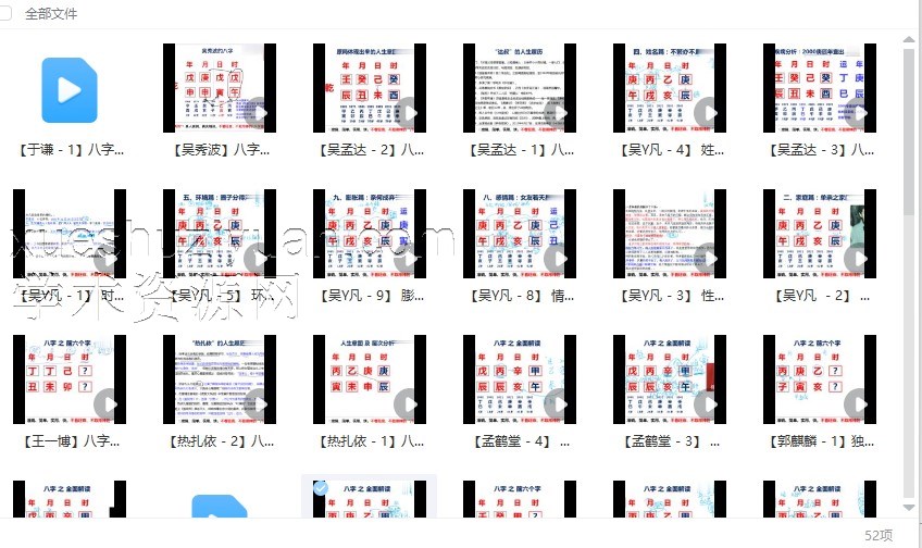 明星八字案例精讲52集插图