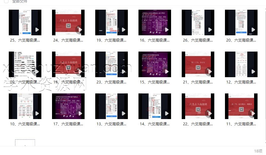 付刚六爻占卜高级班2023年第二期视频课程共18集插图