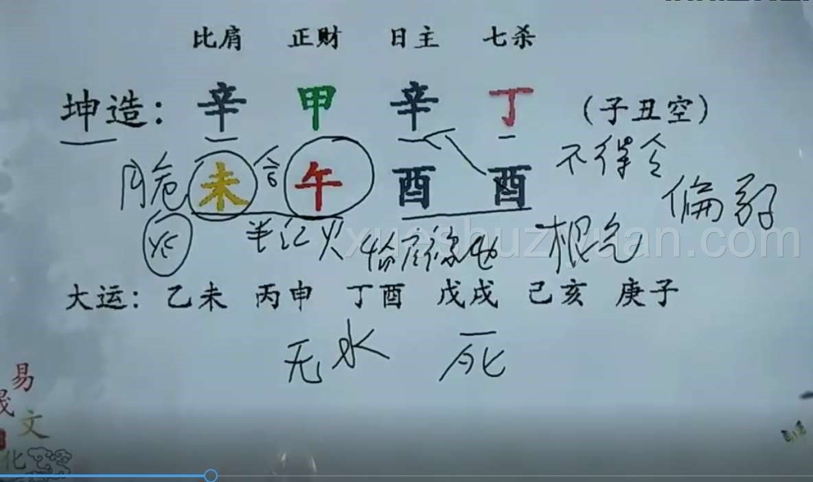 易晟八字初中高级视频课程77集插图 易晟八字初中高级视频课程77集插图