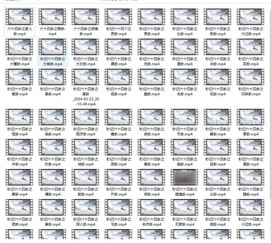 宏观易理之《秒记64卦》65集视频插图