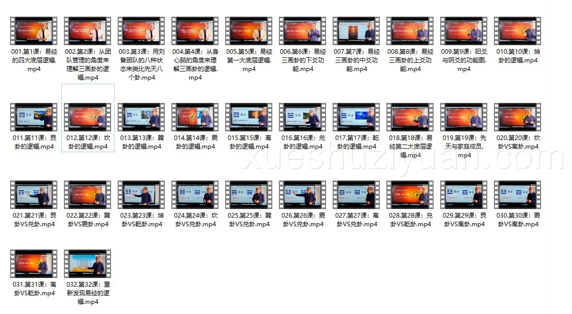 张海洋 重新发现易经的逻辑32集视频插图